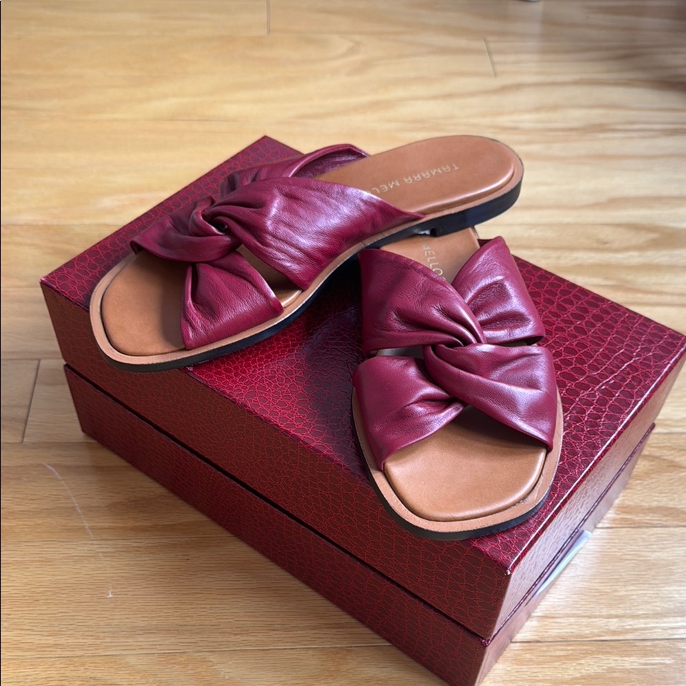 Tamara Mellon Slide Sandals